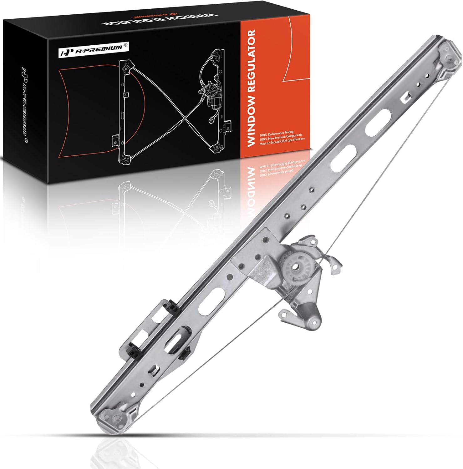 A-Premium Power Window Regulator without Motor Replacement for Mercedes Benz W163 ML320 ML430 ML500 ML55 AMG 1998-2002 Rear Right Passenger Side