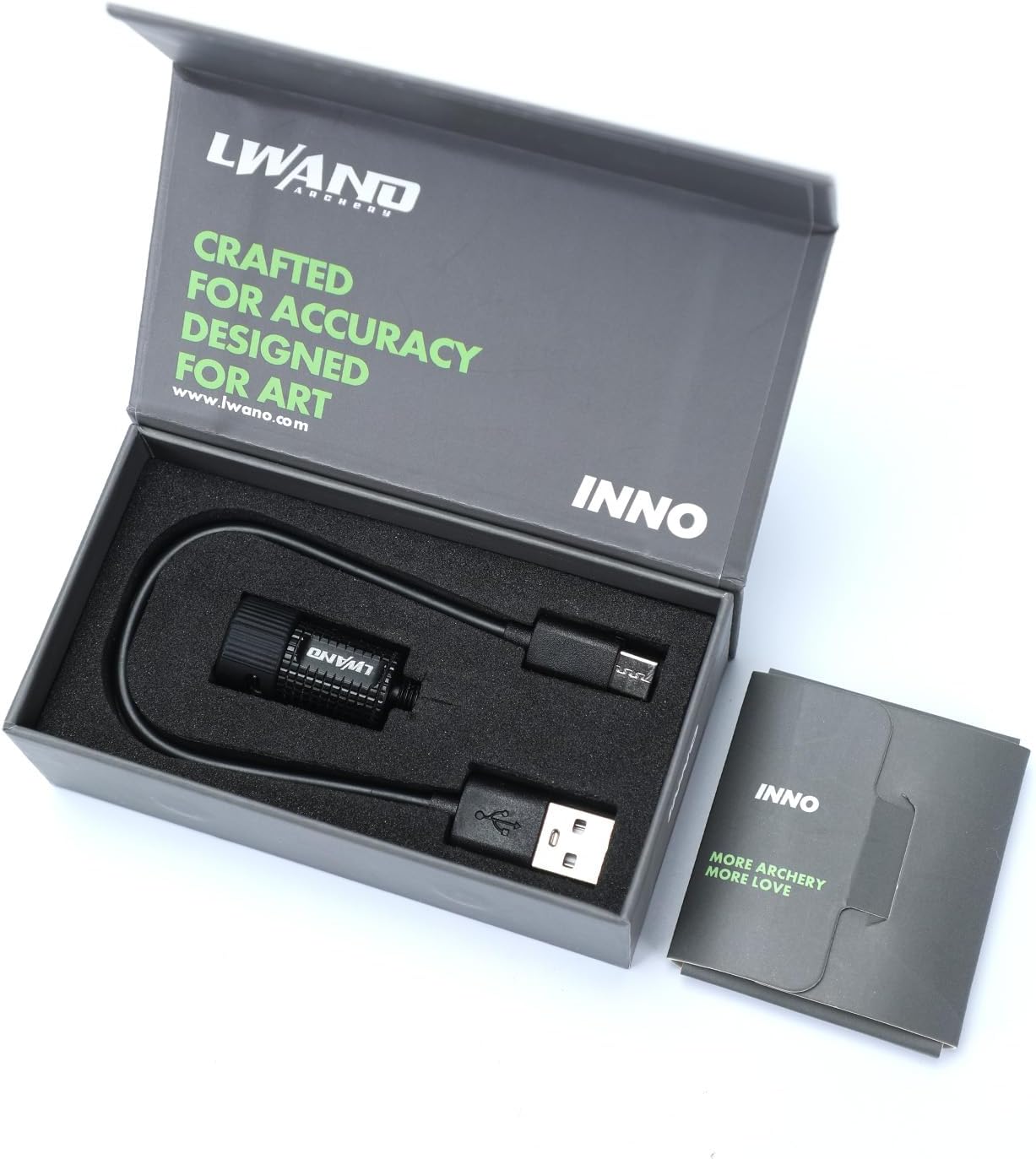 LWANO Rechargeable Archery Sight Light, 3 Brightness Levels Bow Sight Light for Hunting
