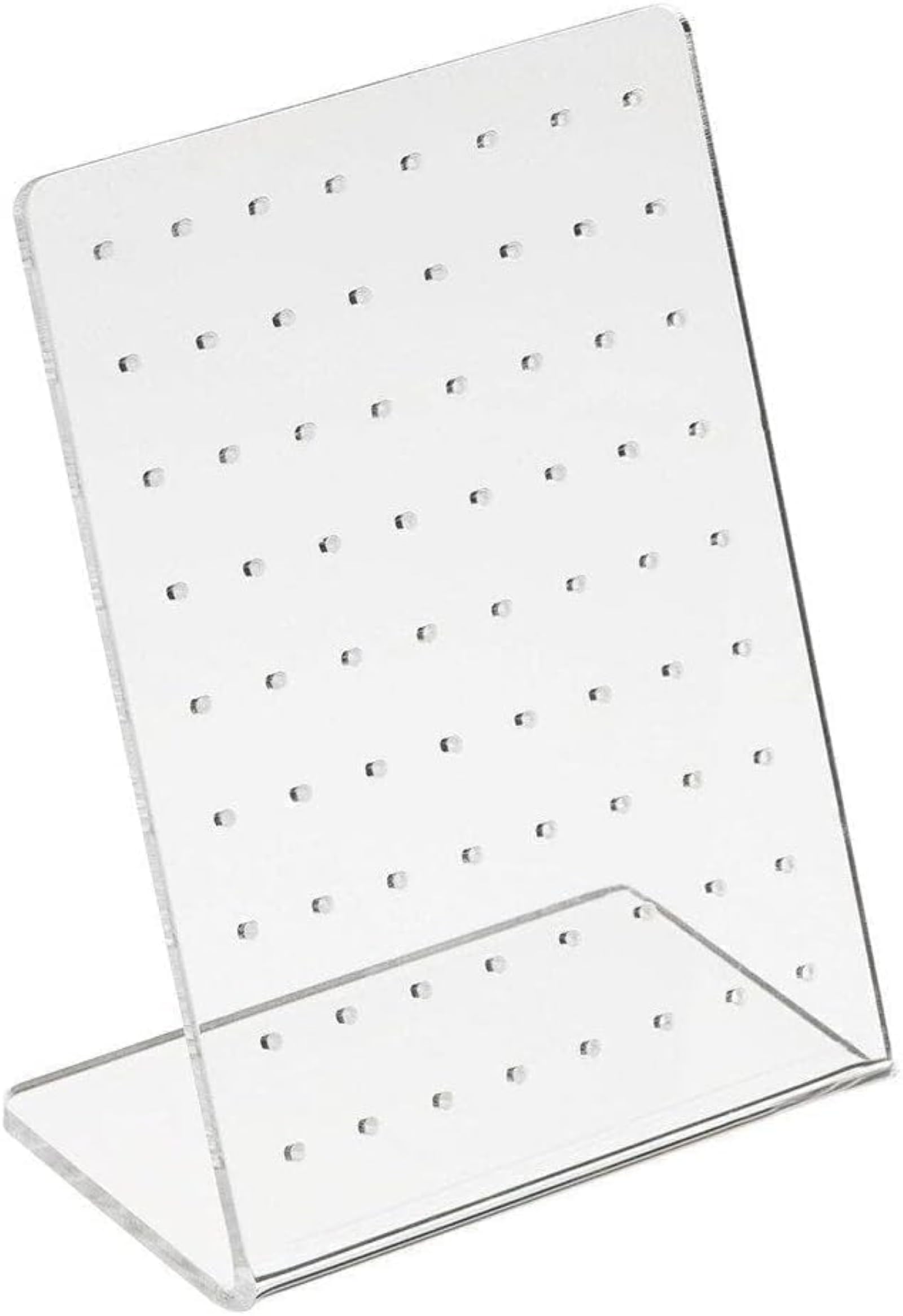 Ssmmam Earrings Stand Display, 72 Holes Acrylic Earring Holder Organizer, Ear Studs Jewelry Storage Display, Rack Showcase Earrings Display, Stand Earring Storage