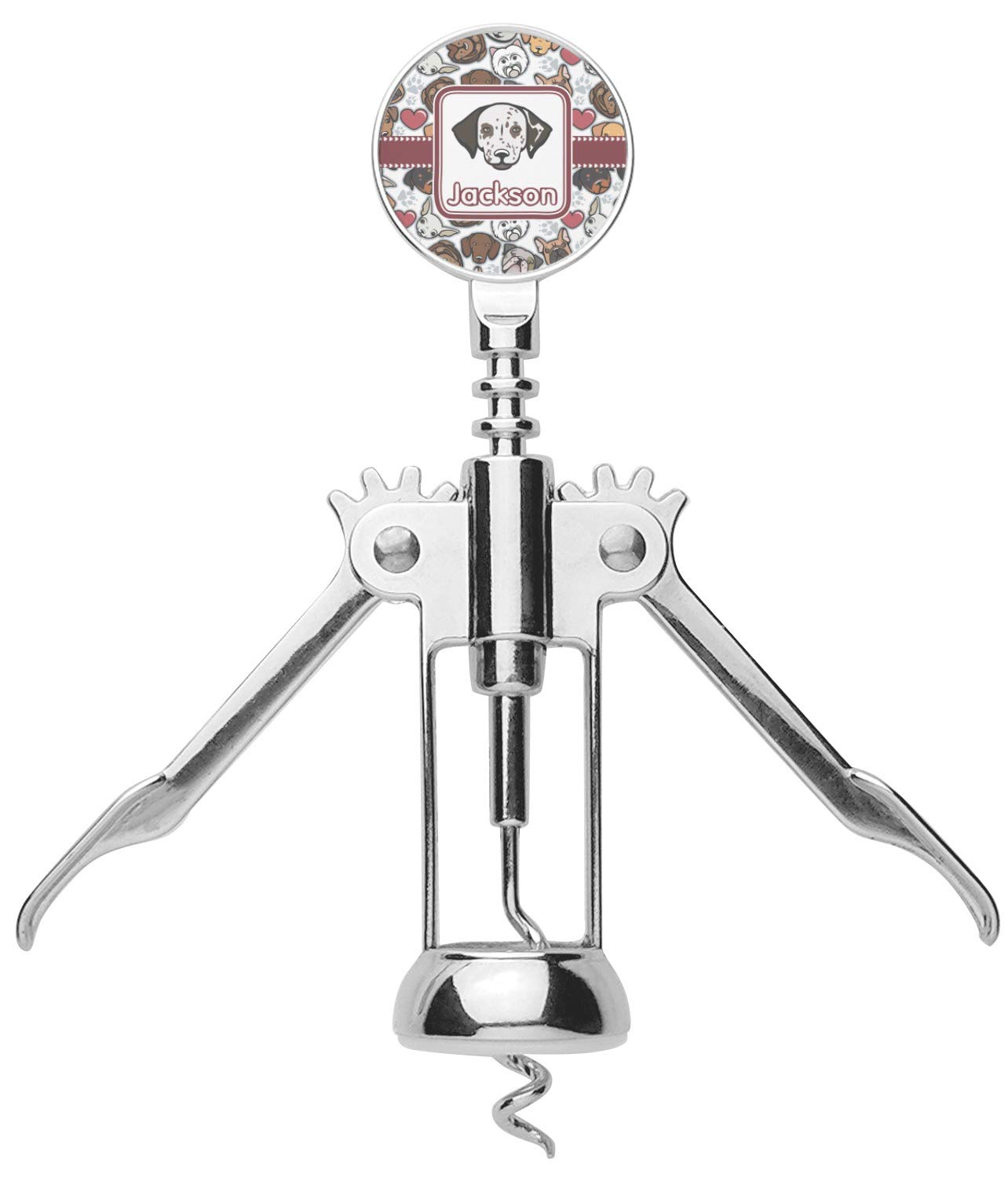 Personalized Dog Faces Corkscrew