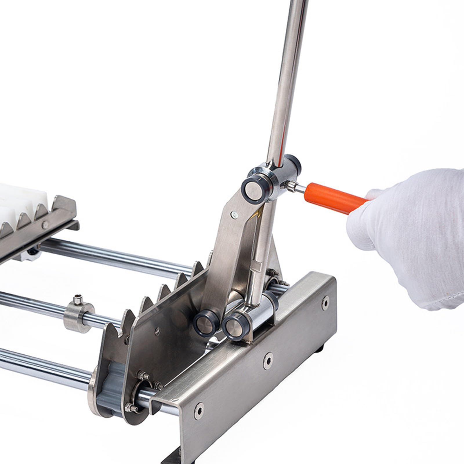 Macchina per kebab manuale con 8/12 fori, in acciaio inox, per spiedini da barbecue, design regolabile per tutti gli spiedini in bambù/metallo, ideale per picnic all'aperto e campeggio