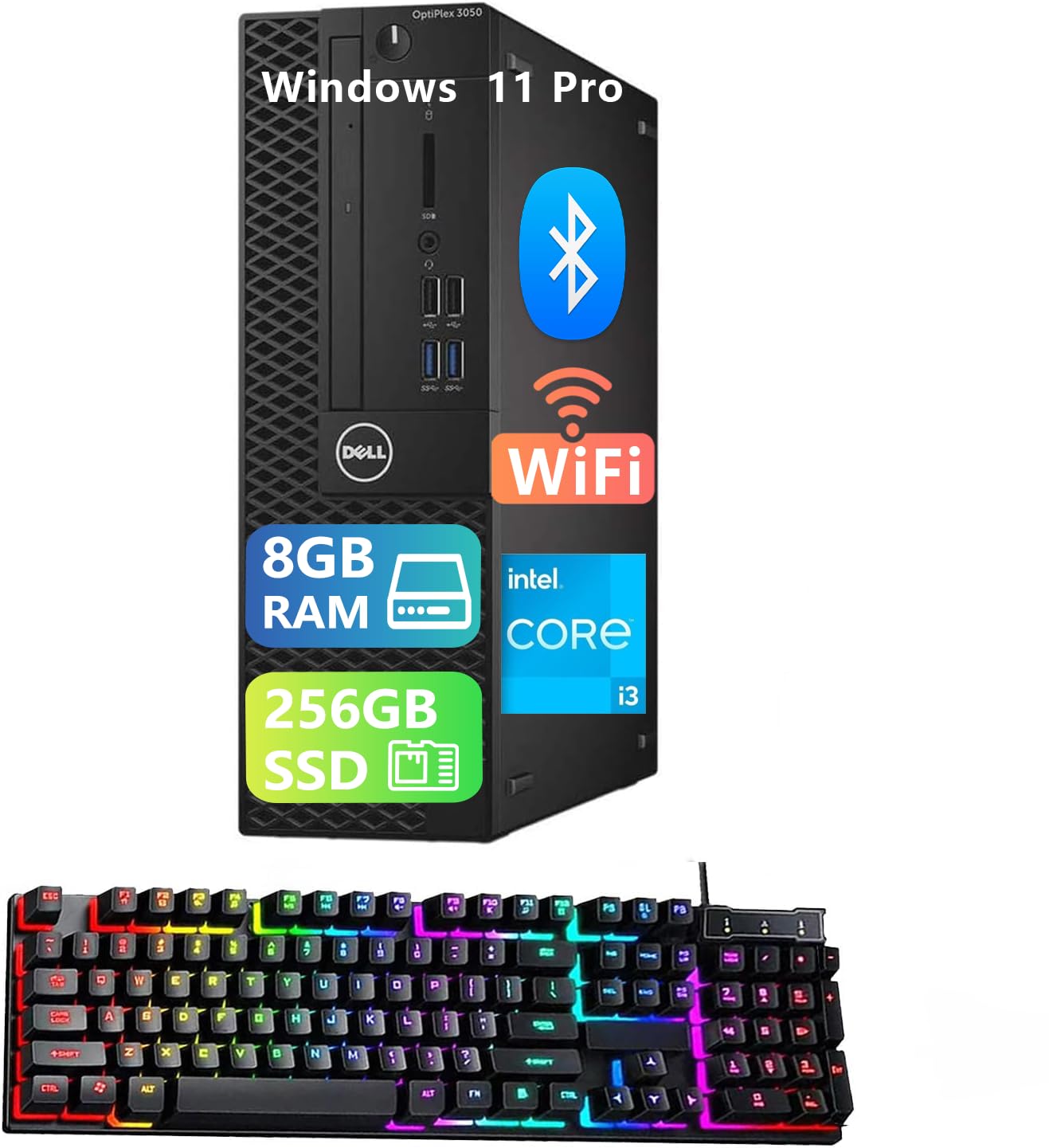 Amazon.com: Dell Computadora de escritorio OptiPlex 3050 SFF, Core
