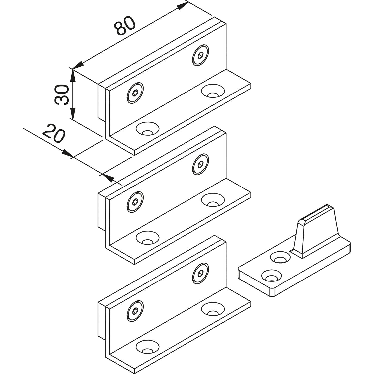 PORTA SCORREVOLE IN Acciaio Guida A Pavimento Per Cancelli Fienili - Foto 11