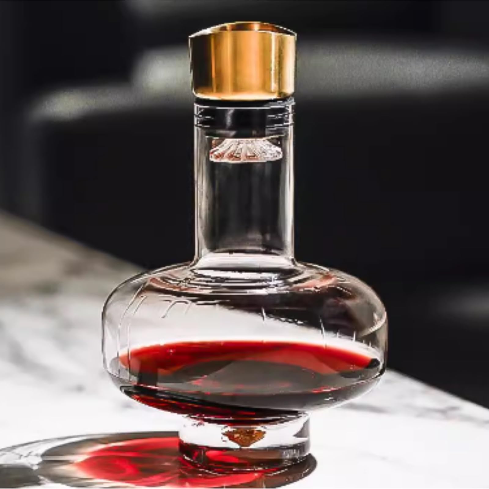 Decantador Profesional Jarra De Vino Vidrio Estilo Linterna For Jugo Y Licor Amantes del Vino
