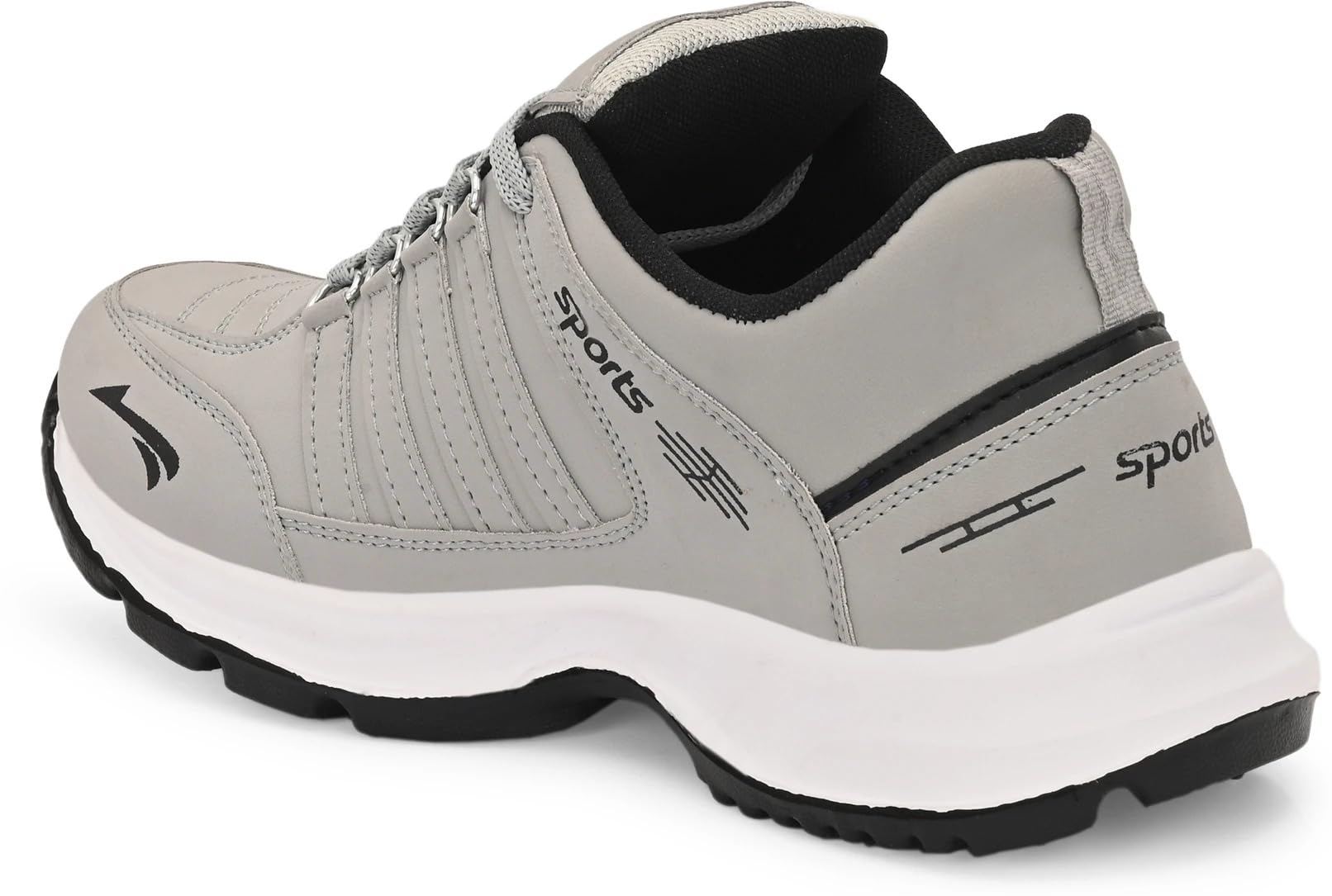 Amico Lite Sports Shoes for Men | Stylish Running Trainers | Breathable Mesh Upper | Anti-Slip Airmix Sole | Lightweight and Comfortable Gym Shoes | Trendy Footwear Grey 3