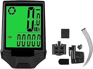 Bike Speedometer, Wireless Bike Computer 20 Functions Speedometer Odometer Cycling Wired Wireless+ MTB Bike Stopwatch Bicycle Computer M1 Cycling ANT+ Cadence Sensor Heart Rate Monitor