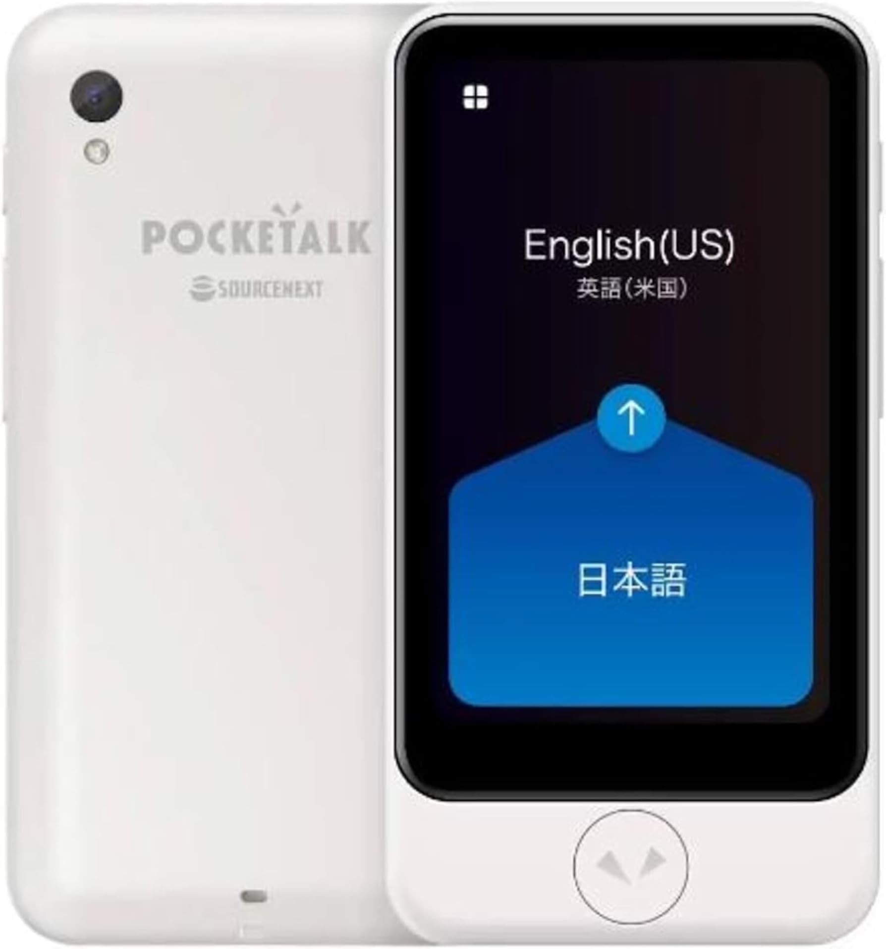 Pocketalk Plus -Real-time, Two-Way Speech and Camera 84+ Language Translator - Extra Large Screen, Longer Battery Life, HIPAA Compatible - Perfect for Travel, Business, Doctors, Nurses, Teachers,