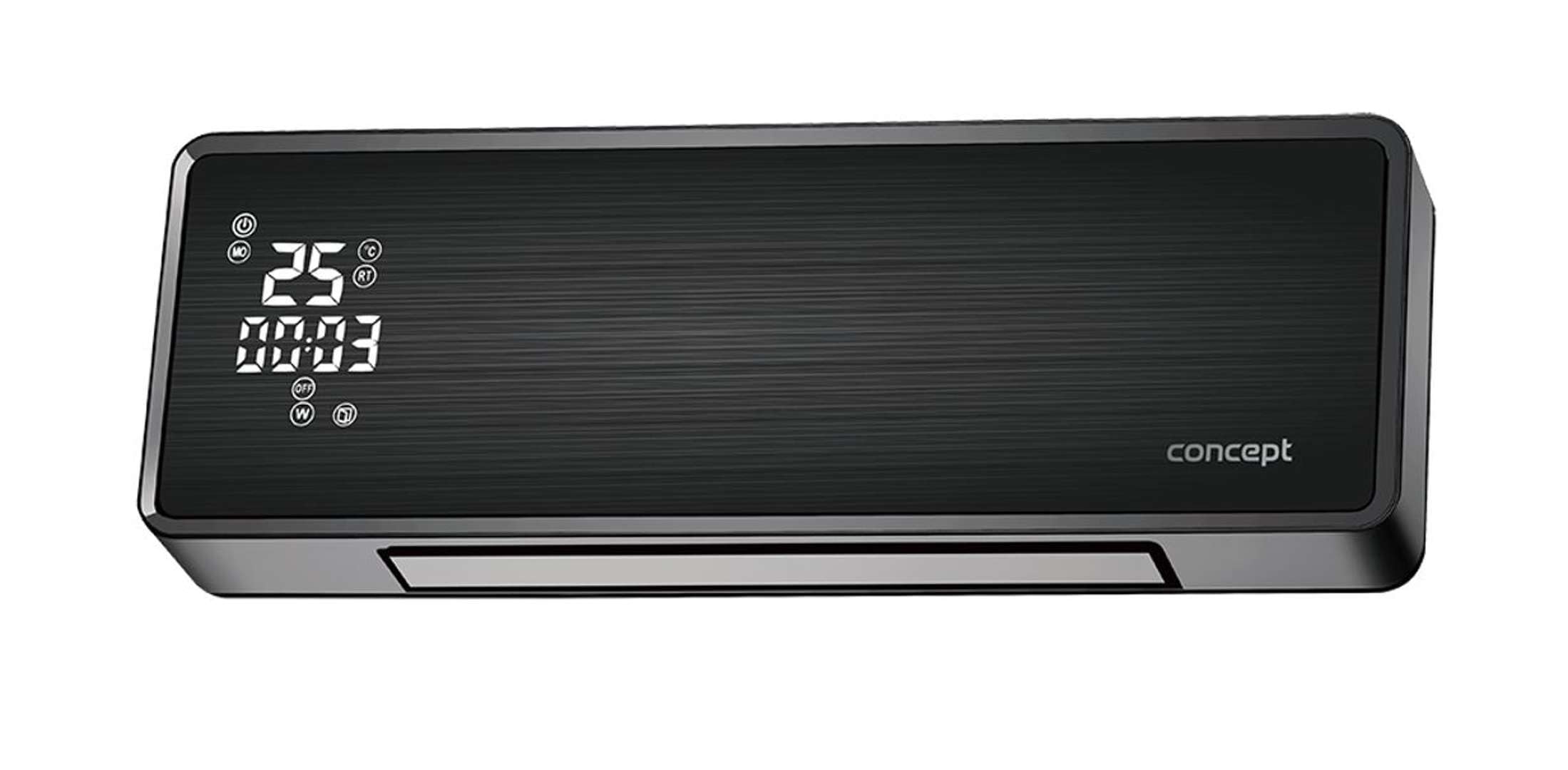 Concept Grzejnik ceramiczny QH4001 czarny