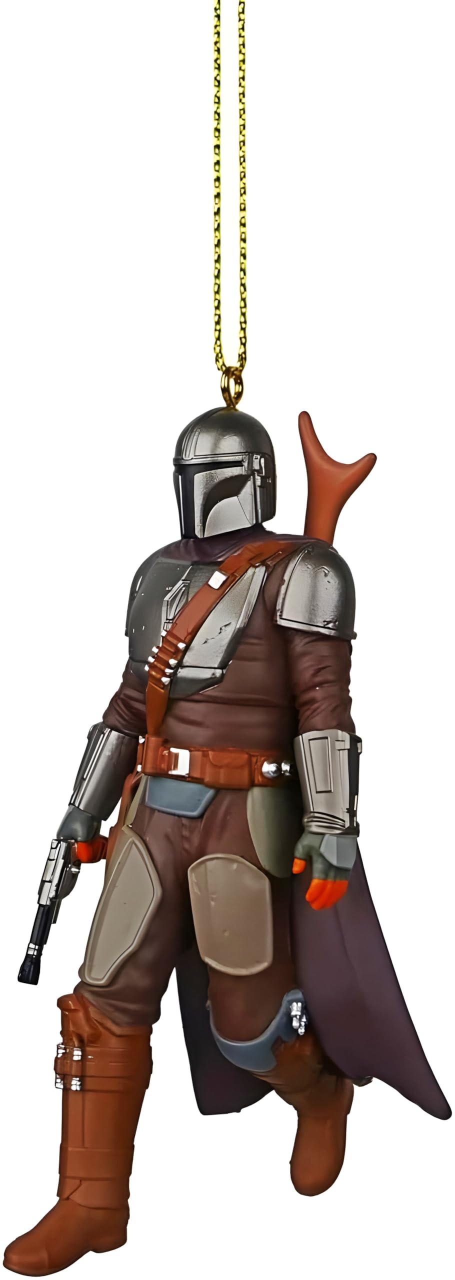 Showpiece Puzzles Brown & Silver Star Wars 3D Christmas Decorations Ornaments Baubles (Mandalorian)