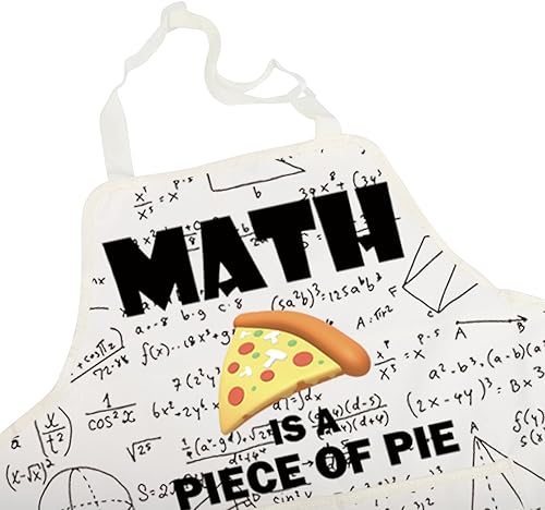 Miniatura 3 de BNQL Delantal de matemáticas, regalos de matemáticas para amantes de las matemáticas, regalos para profesores de matemáticas, delantal de
