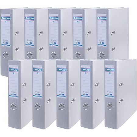 Esselte Raccoglitore A Leva A4 Turchese - Dorso 7.5cm, Capacit&agrave; 500 Fogli, Plastica Durevole