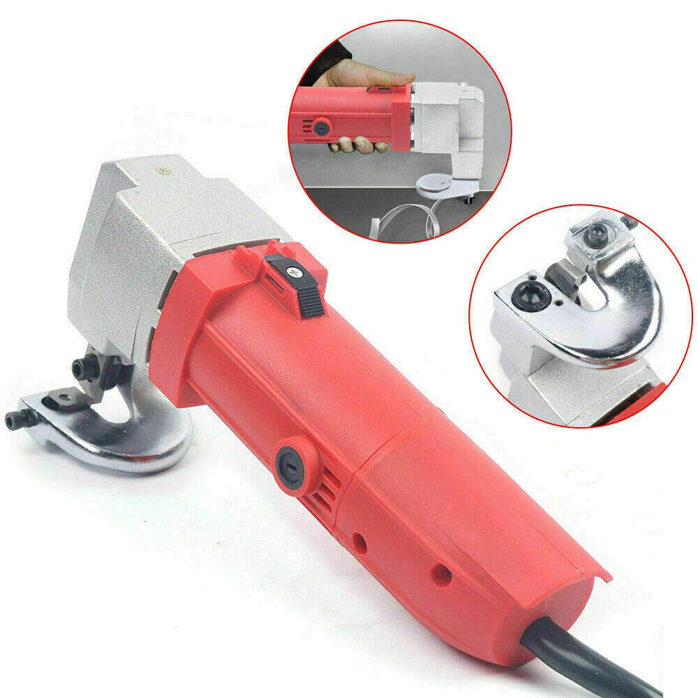 Cisaille à tôle électrique 500 W - 2000 tr/min - Pour couper le métal