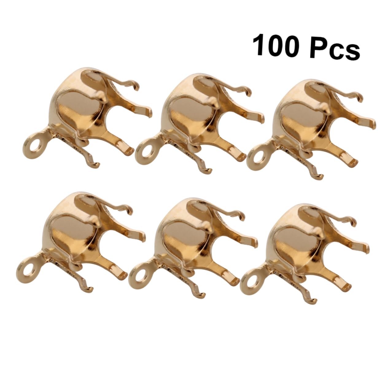 SEWACC 300 Pcs Cuivre Pendentif Collier Plateaux De Réglage Collier Snap Plateaux Collier Pendentif Plateau Bricolage Bijoux Accessoire Pendentifs Pour Colliers Or Croix Perles Cône