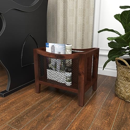 Deco 79 65336 Wood 3 Slot Magazine Holder thumb #6