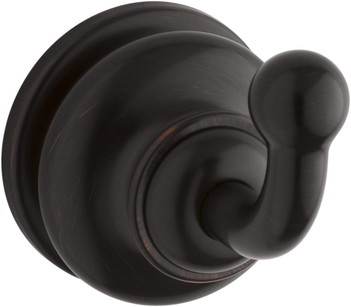 Kohler K121562BZ Fairfax Single Robe Hook, OilRubbed Bronze Kohler