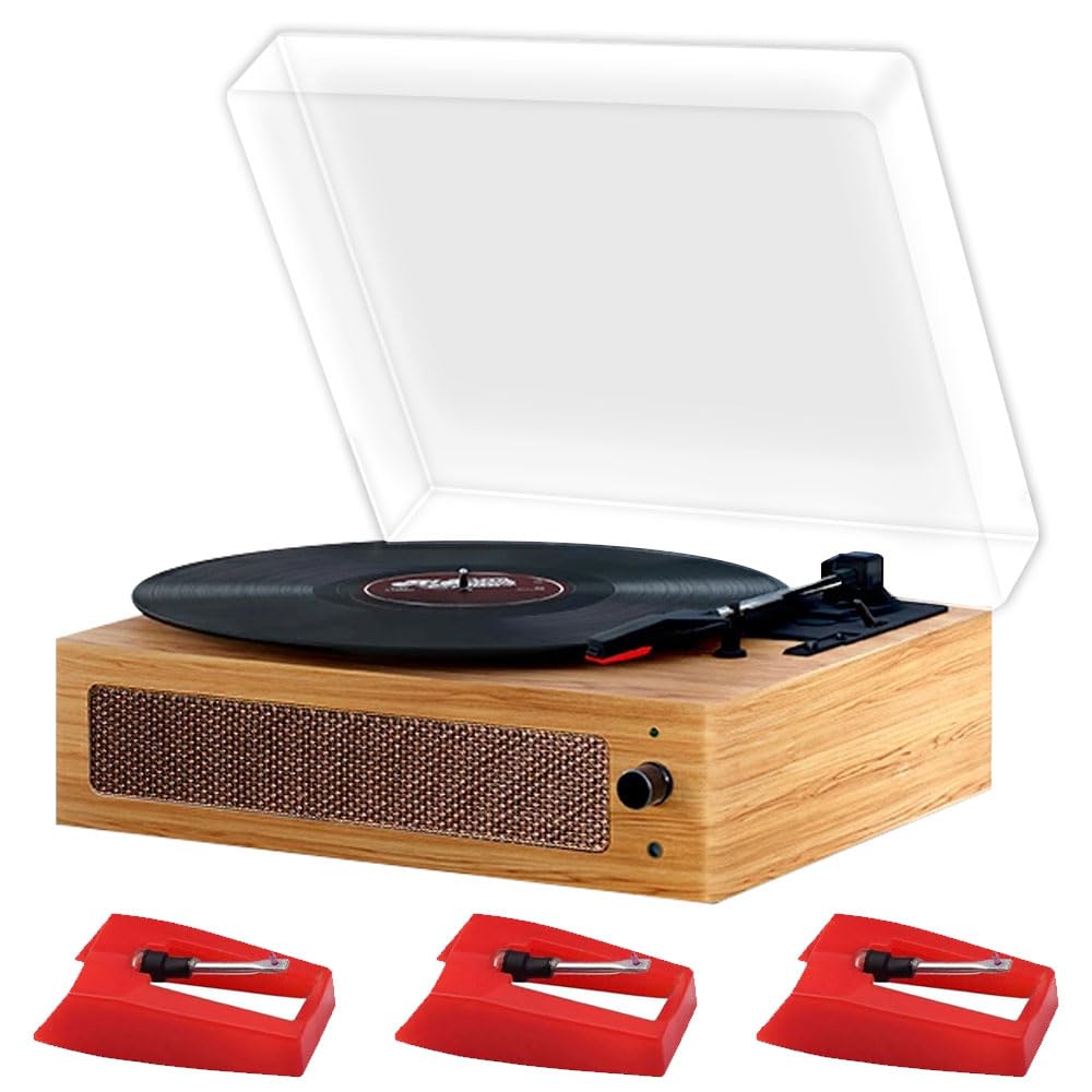 レコード　3種 Amazon.co.jp: レコードプレーヤー 交換針3セット付 スピーカー内蔵