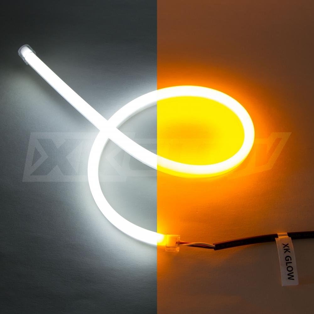 Blасk Frіdау 🔥 2pc 36 Sequential Switchback LED Strip Kit DRL Turnsignal for Headlights Retrofit Halos Demon Eyes Eyelines and other Custom Lighting for Headlights TOP оƒƒERS 2pc 36 Sequential Switchback LED Strip Kit DRL Turnsignal for Headlights Retrofit Halos Demon Eyes Eyelines and other Custom Lighting for Headlights