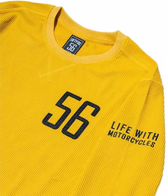 シャツ】56 THERMAL WAFFLE 56design 56デザイン ワッフル サーマルスウェット 男女兼用 通年 車 バイ ブラウス 【シャツ】56 THERMAL WAFFLE 56design 56デザイン ワッフル サーマルスウェット 男女兼用 通年 車 バイ