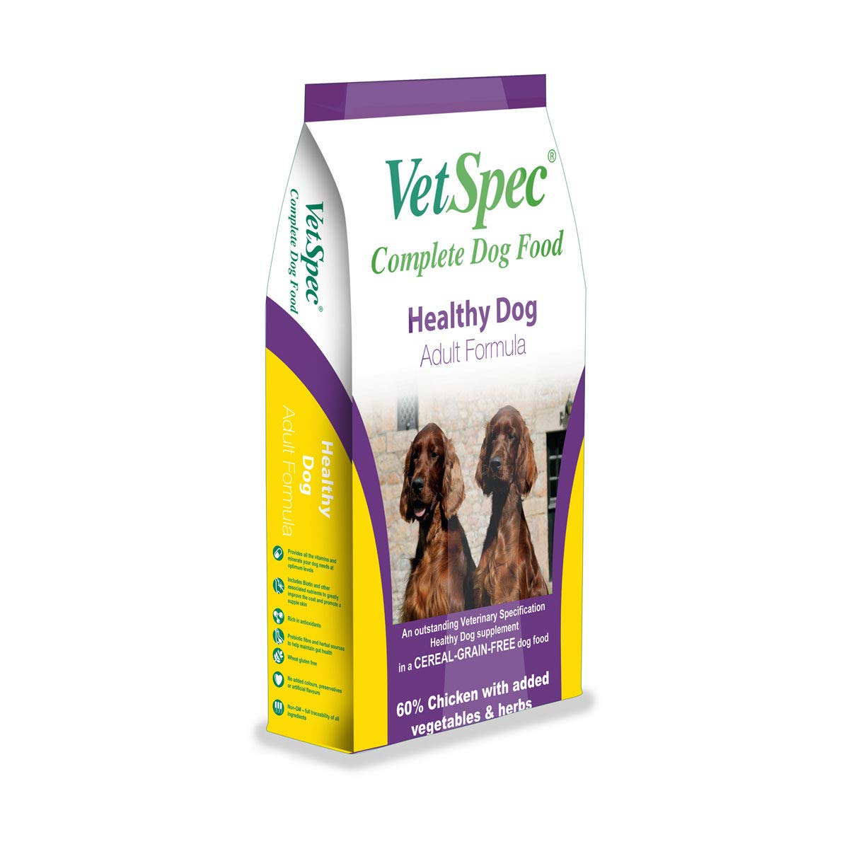 Vet Spec Healthy Dog Adult Formula Complete Dog Food, transparent