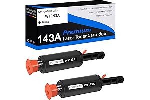 2-Pack Compatible W1143A Toner Cartridge Replacement for HP 143A