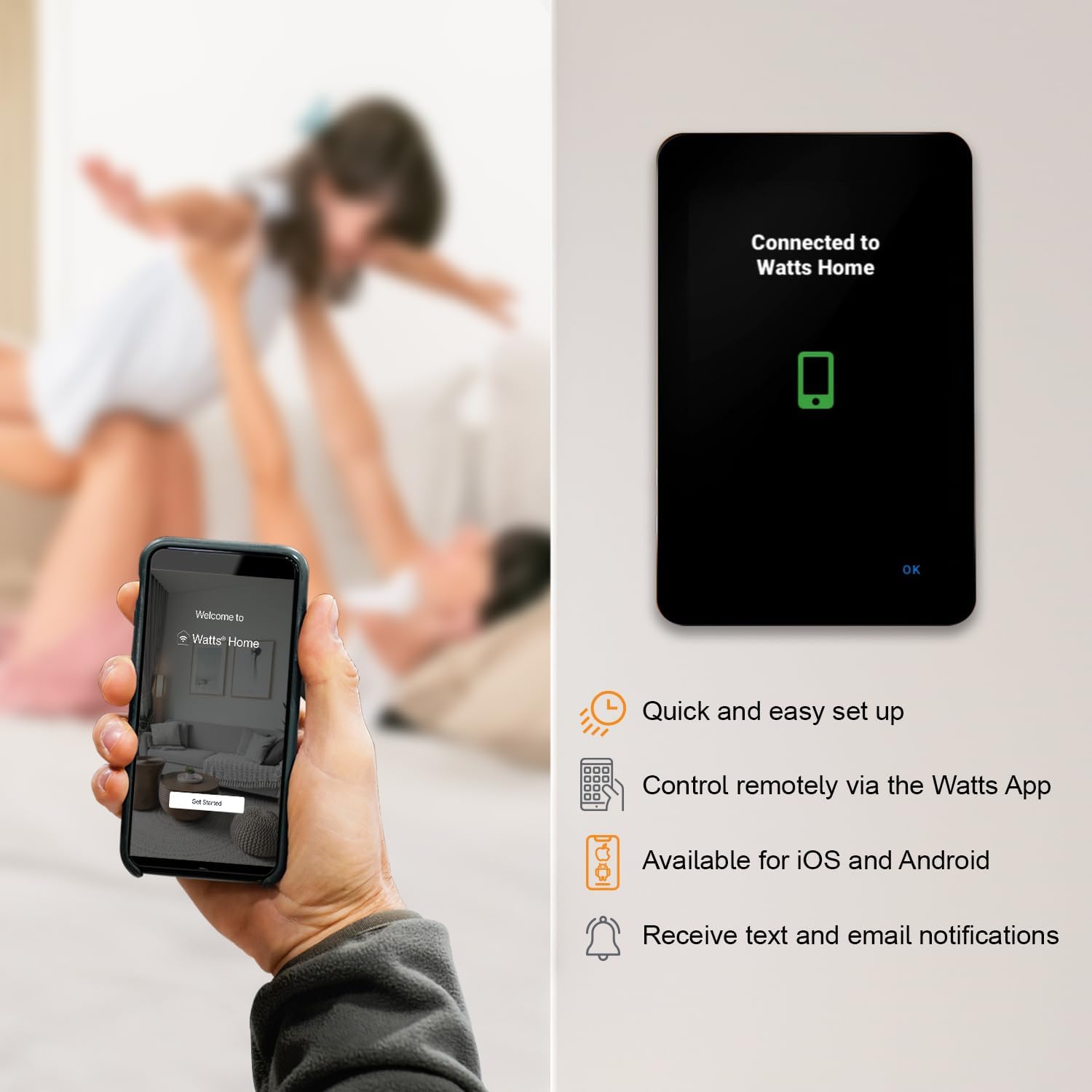 SunTouch Termostato Inteligente con programación de Pantalla táctil SunStat CommandPlus para Sistemas de calefacción de Pisos eléctricos, Control de detección de Suelo y Aire de 4,3 Pulgadas