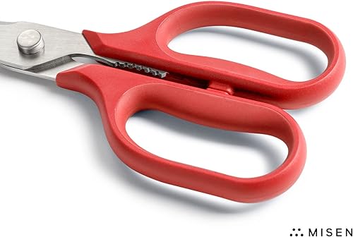 Miniatura 7 de Misen Tijeras de cocina resistentes, tijeras de cocina versátiles para carne, aves de corral y más, tijeras de cocina fáciles de limpiar, mango