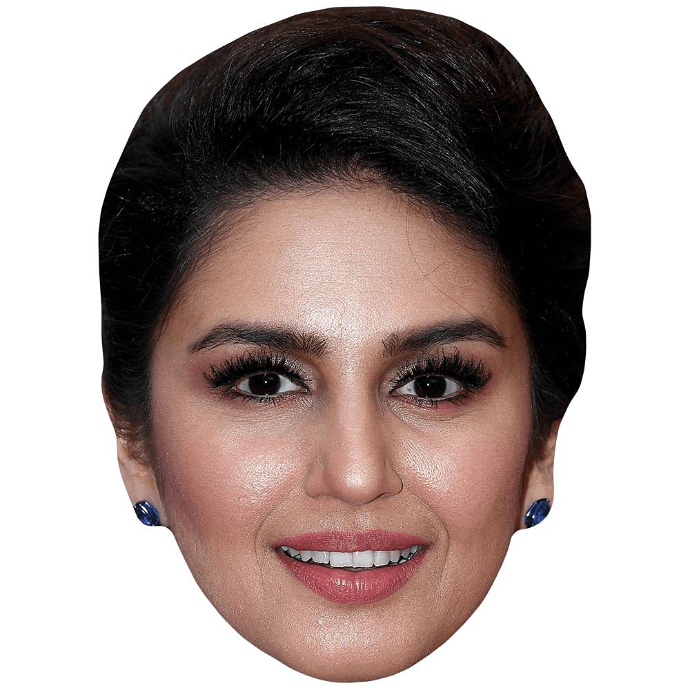 Huma Qureshi (Make Up) Celebrity Mask, Flat Card Face, Fancy Dress Mask