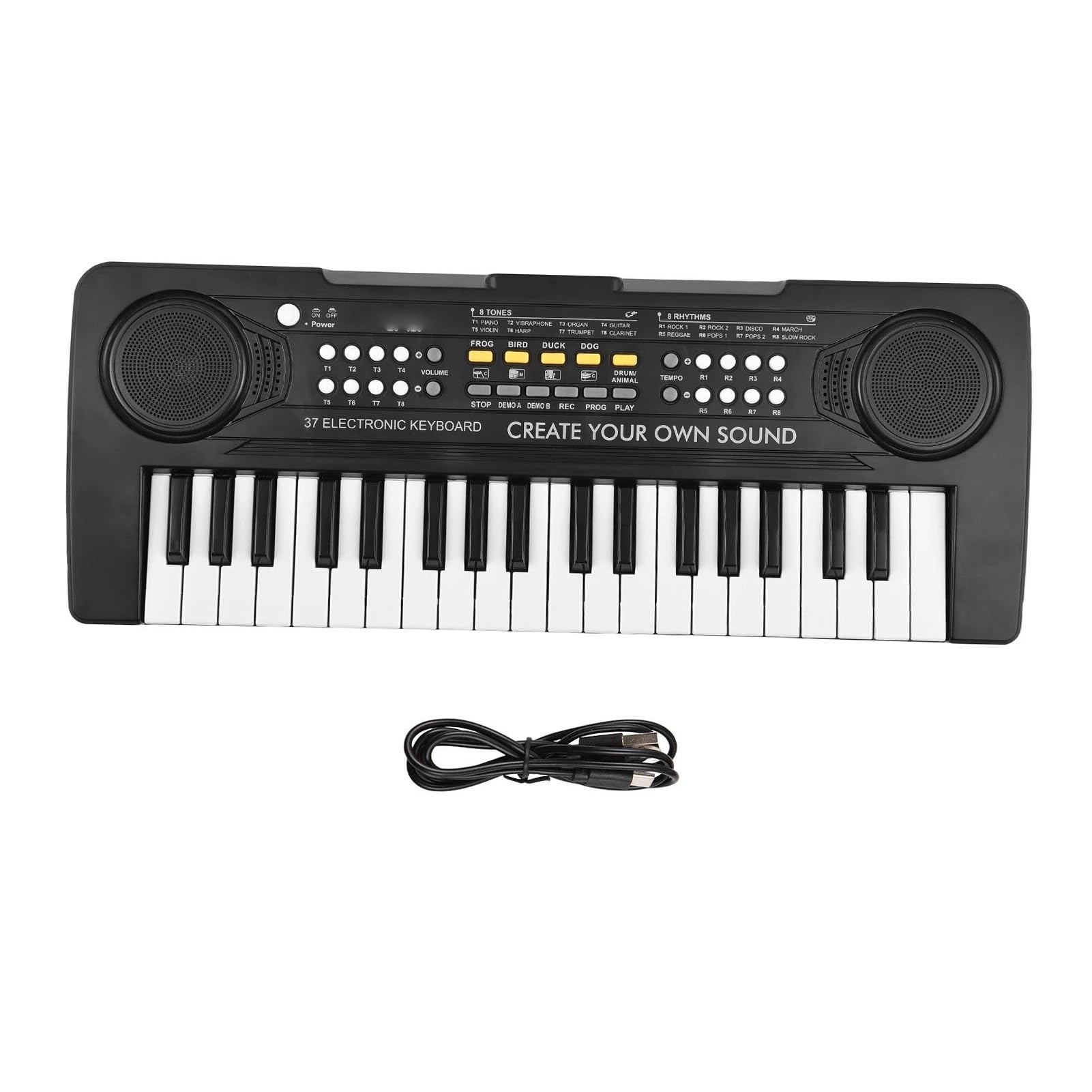 Tastiera Digitale Per Principianti Tastiera Elettronica Per Pianoforte A 37 Tasti 8 Toni 8 Ritmi 11 Demo 4 Effetti Sonori Per Strumenti Musicali Pianoforte