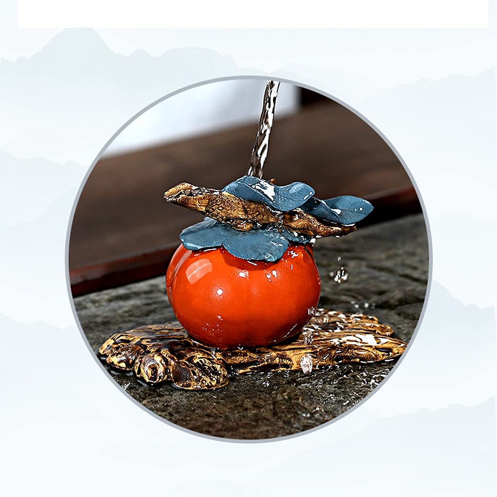 Zisa Herbata Pet Kreatywny owocowy herbata Pet Granatowiec Persimmon Tea Pet Tea Set Akcesoria nadaje się do dekoracji biura domowego (Color : A)