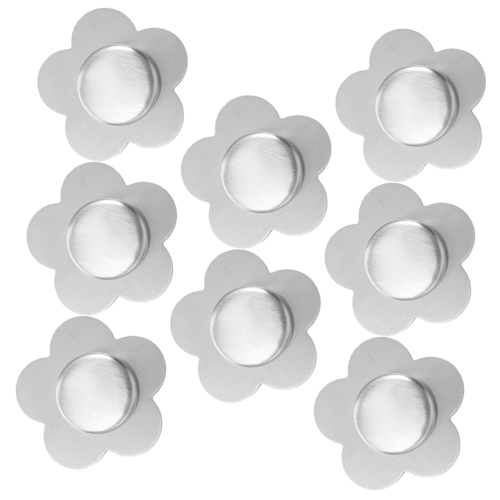 NUOBESTY Pesi Magnetici per Tovaglia in Acciaio Inox Argento, Facili da Installare e Rimuovere, Compatti e Pratici, per Decorazioni da Tavola Antivento