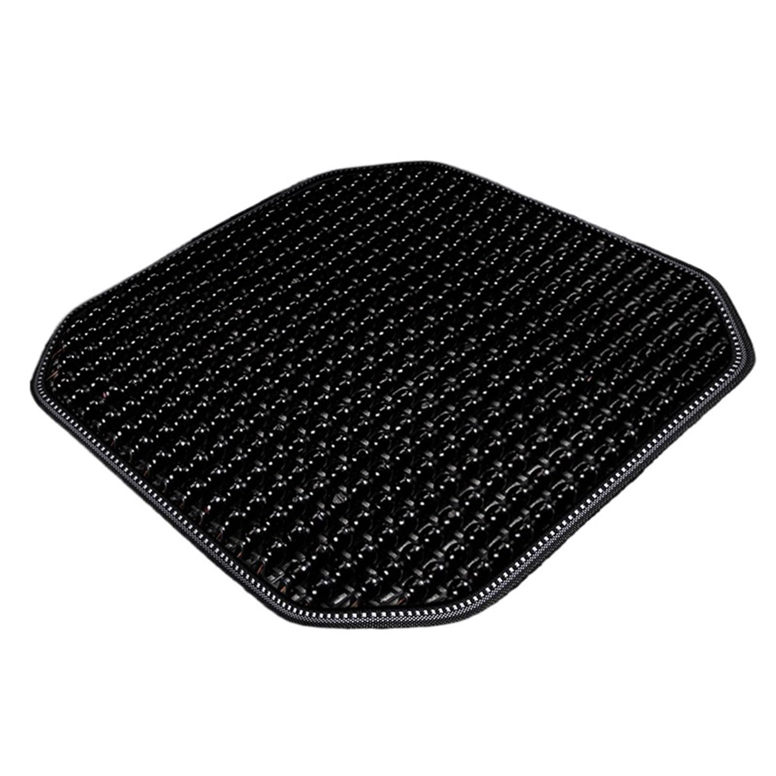 EGwvdgmb Gel Cooling Car Seat Cushion, Summer Wooden Beads Cooling Car Seat Cushion Multicolor(Black)