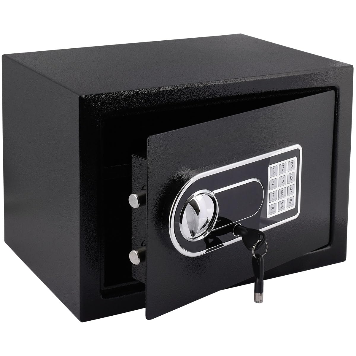 Sevico Tresor Safe Groß, Tresor mit Schlüssel Elektronischem Möbeltresor mit Zahlenschloss, Digital Wandtresor für Zuhause, Geschäft, Büro, Hotel, Geld, Dokument, Schmuck, Reisepass 25x35x25cm