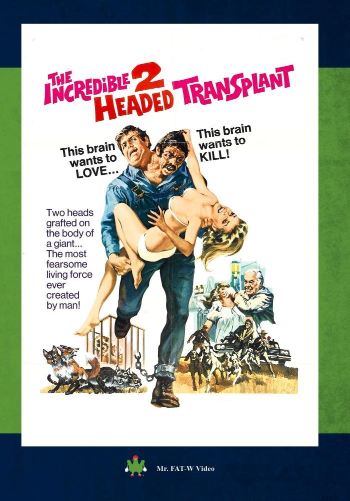 The Incredible 2-Headed Transplant en DVD original de importación USA para coleccionistas