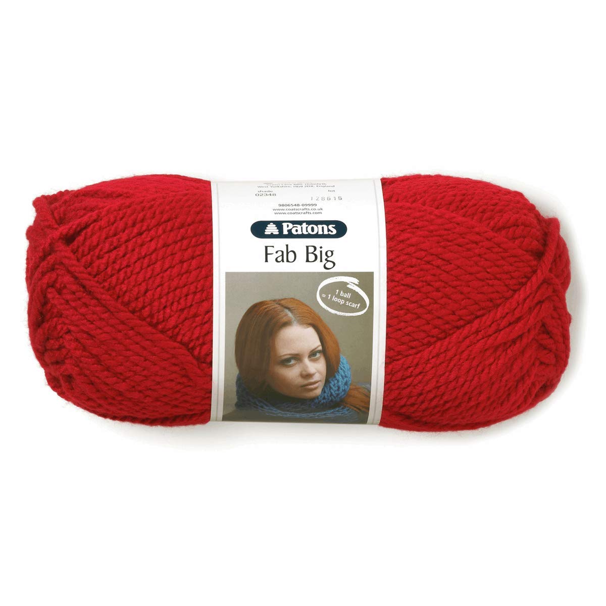 Patons Fab Big, Poppy (2348), 200g