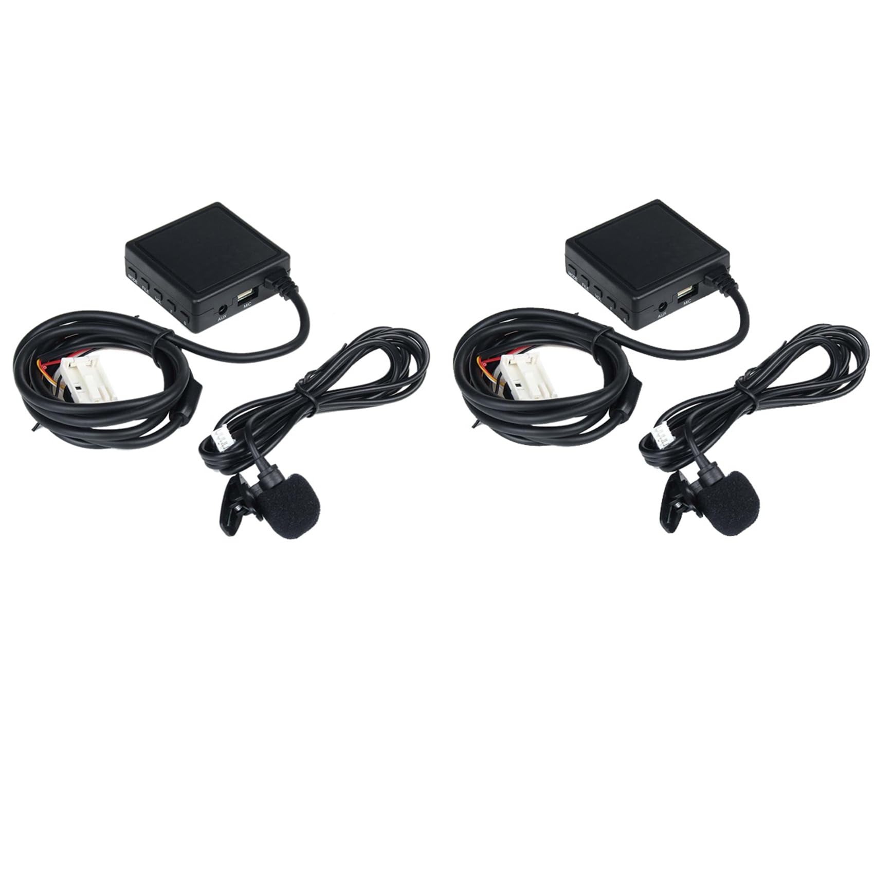 rieder 2 x Bluetooth bezprzewodowy zestaw głośnomówiący adapter AUX do W203 W209 W211 adapter do telefonu