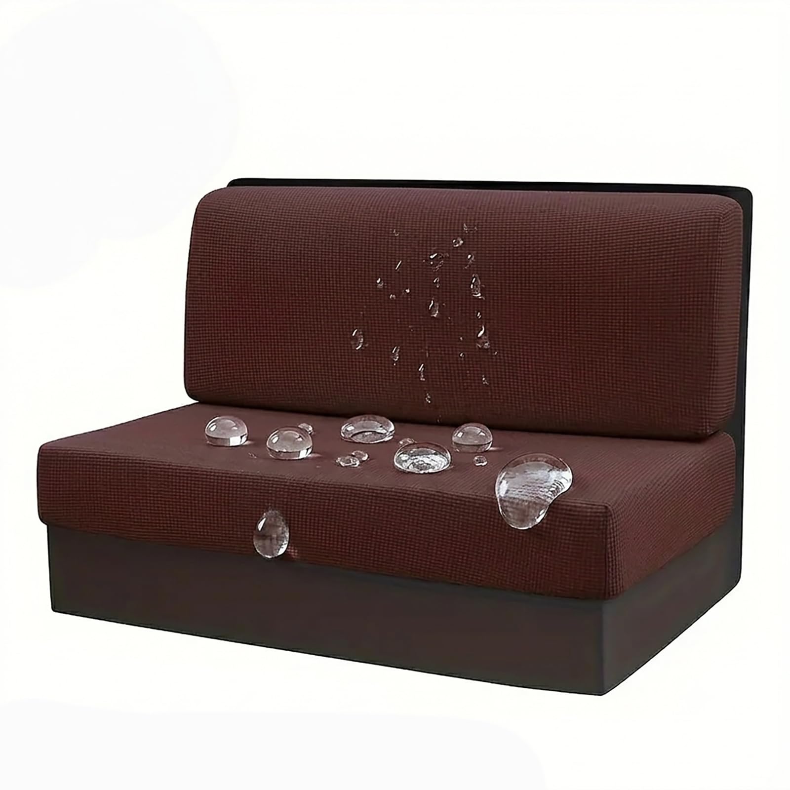 Mswborml Waterproof Camper Cushion Covers Dinette Booth 2 Piece