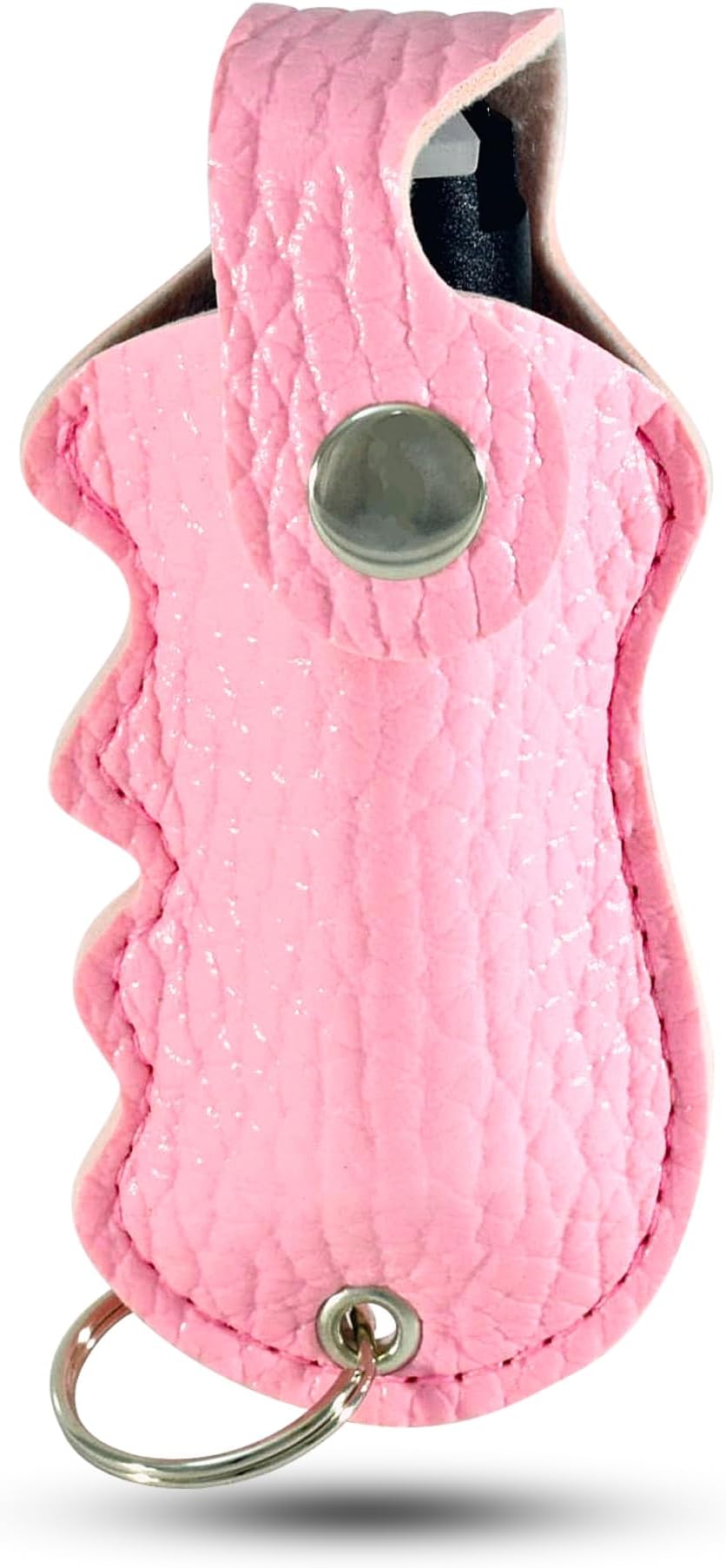 1/2 oz. Pepper Spray with Grip Holster and Keychain Attachment - Safety Twist Lock Glow Trigger - Maximum Strength 10% OC Formula - Self Defense Personal Protection