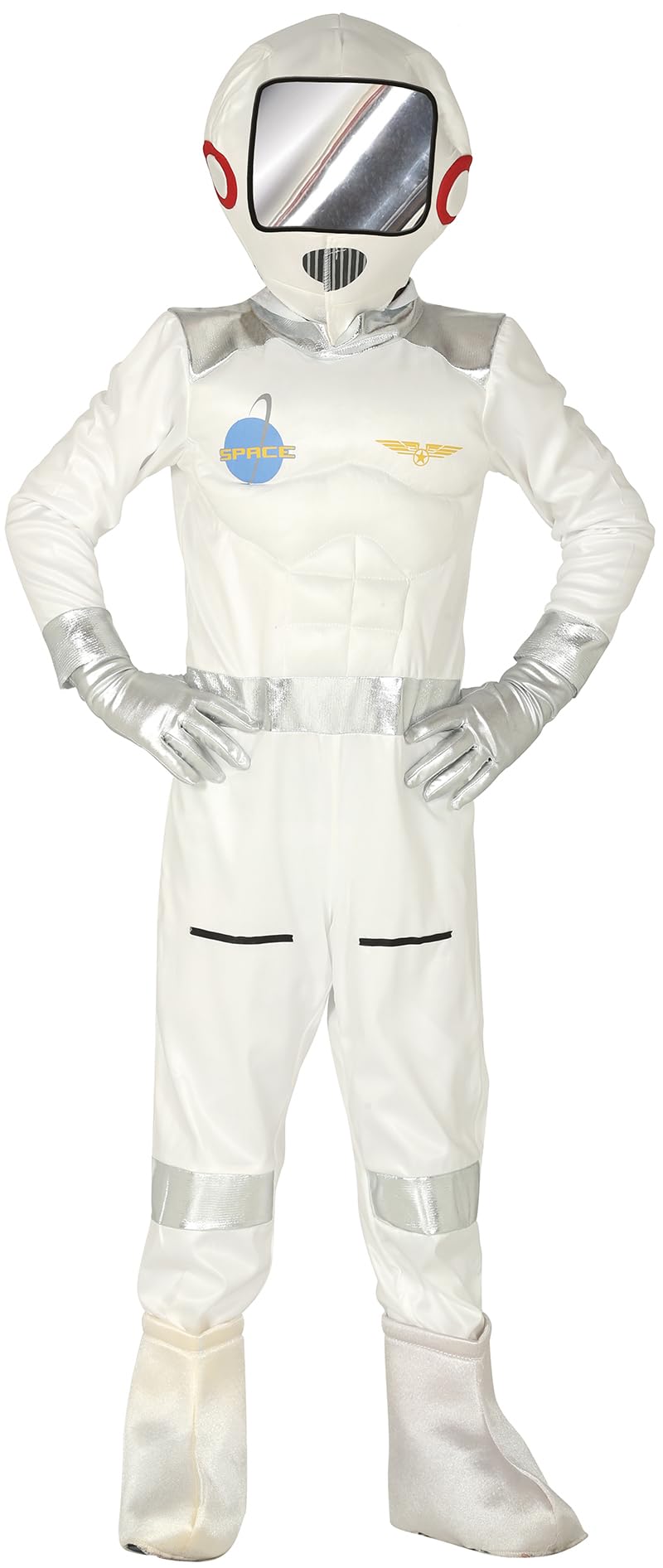 FIESTAS GUIRCA 88516 Astronauta Costume Years Astronaut, Multicoloured, 5-6 años