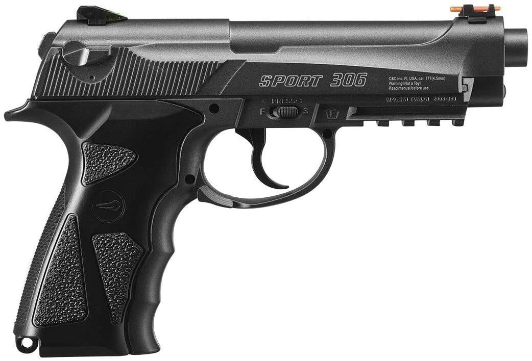 Pack Pistola de balines (perdigones Bolas de Acero BB's). Arma de Aire comprimido CO2 Tipo Beretta 92 Calibre 4,5mm (2.52 Julios)