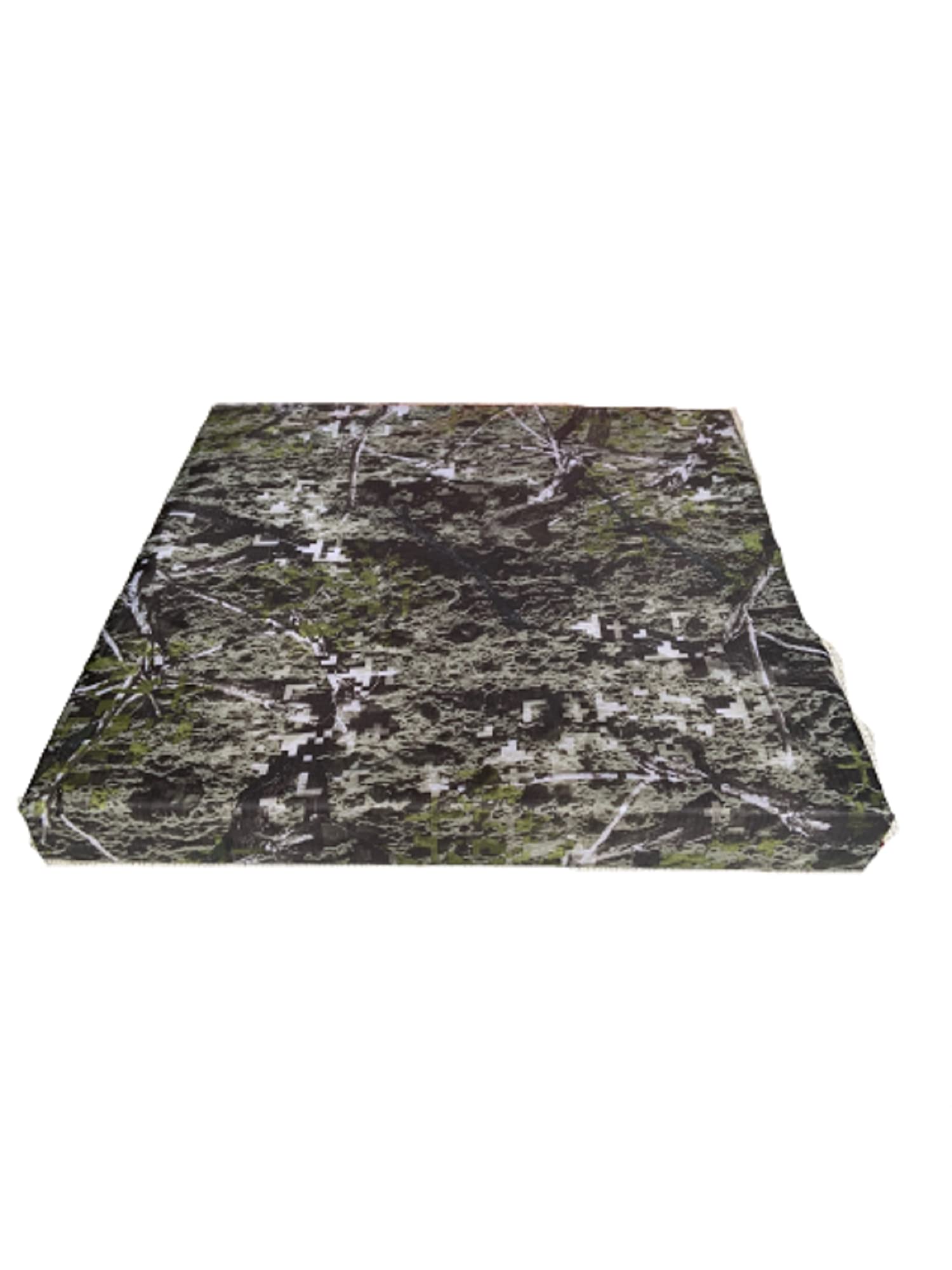 TOP STYLE COLLECTION Garden Seat Pads Garden Seat Cushions Waterproof Outdoor Seat Cushions Rattan Cushions Chair Seat Pads Garden Patio Chair Cushions (60cm x 60cm x 5cm, Green Pixel)