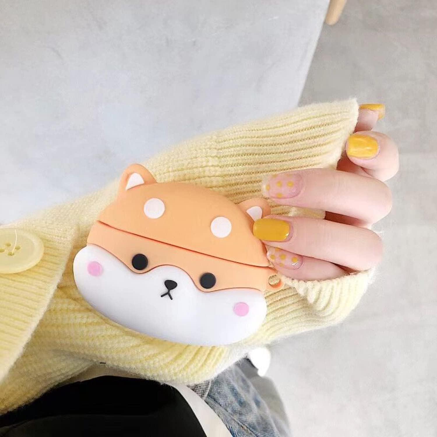 Cute Beat Studio Buds/Buds Plus Case, Funny 3D Cartoon Kawaii Dog Cool New Beat Studio Buds + Cover Skin with Cleaning Kit & Keychain for Beat Studio Earbuds for Boys Girl Kid Teen, Corgi - Image 5