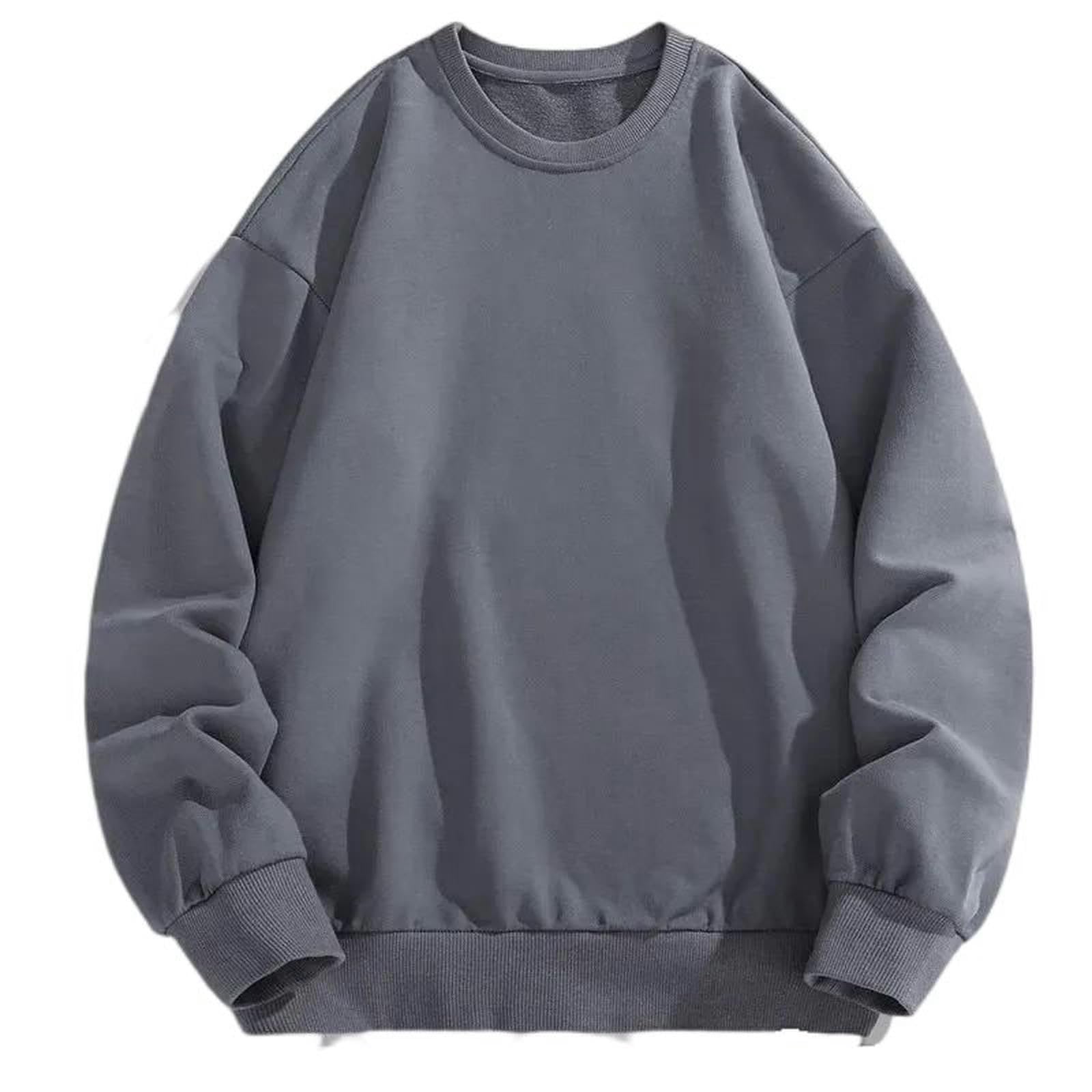 T-shirt manches longues homme extensible et respirant à col rond pour entraînement de fitness