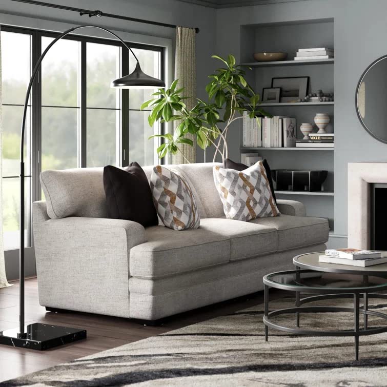 Morris 3 Seater Fabric Upholstered Sofa Set for Living Room (Ivory)-image-23