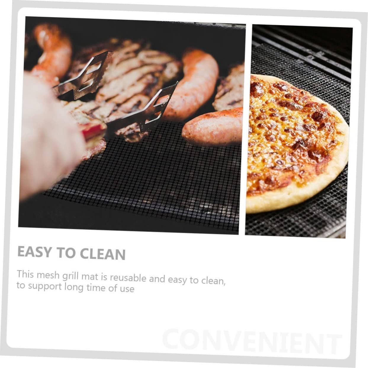 Happyyami 9 Pcs BBQ Net Outdoor Grill Mats Cooking Grill Mesh Grill Mesh Mats Fiberglass Grill Net Barbecue Accessories Square Baking Dish Gas Grill Barbecue Supply Glass Fiber Pad Net Field