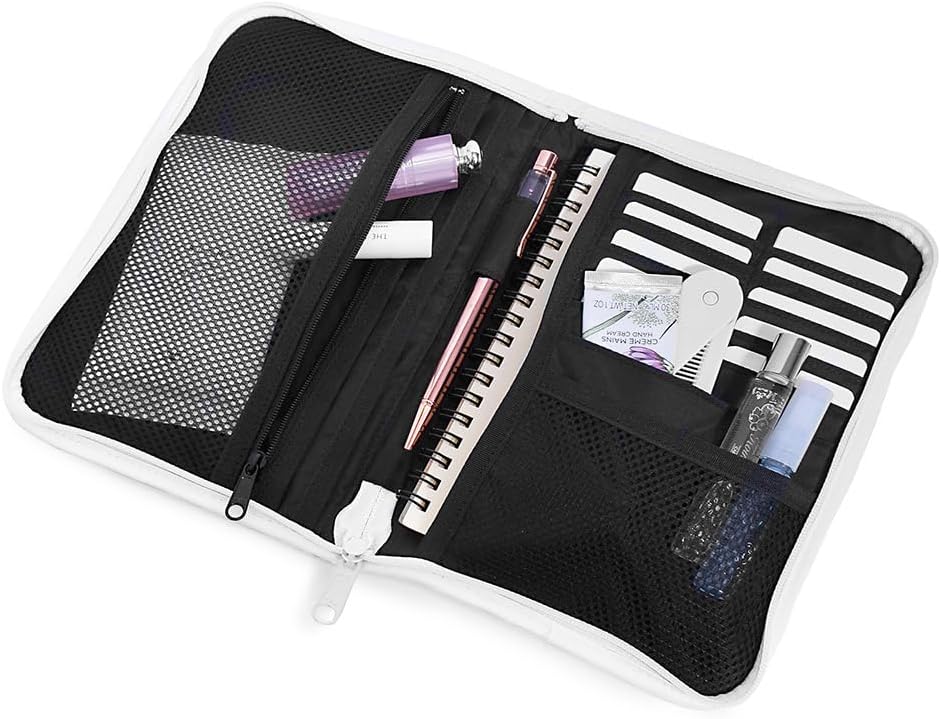 Style Decor W0100500-NVL2602 Mother and Child Notebook Case, Multi-Case, Popular, Zipper, Cute, for Two People, Anemone Neclematis Style Decor W0100500-NVL2602 *Includes Pocket Tissue Pouch image 5