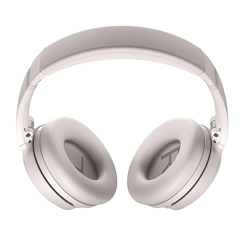 Bose QuietComfort Headphones - Wireless Bluetooth Headphones, Active Over Ear Noise Cancelling and Mic, USB-C Charging, Deep Bass, Up to 24 Hours of Playtime, White Smoke 4
