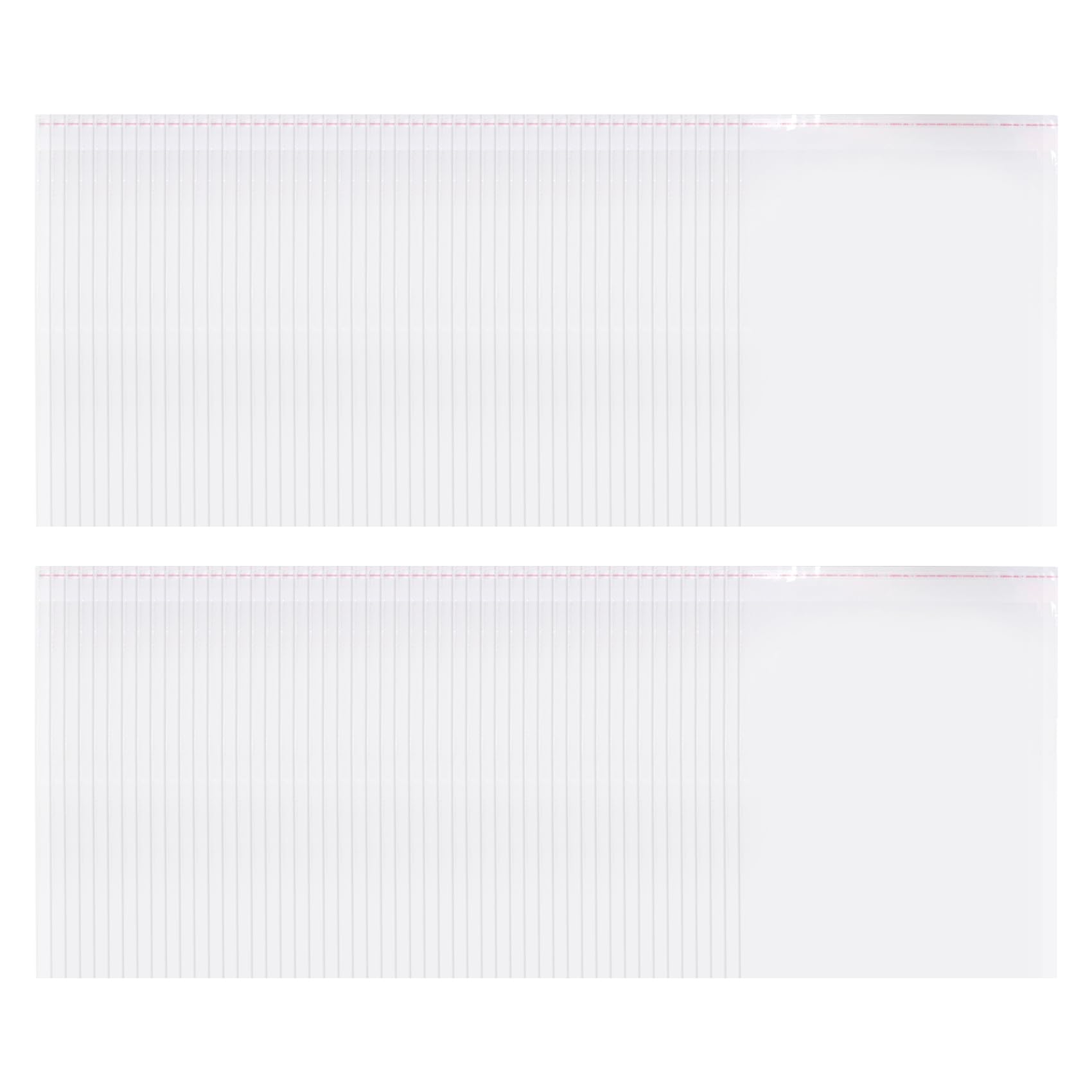 detee 100x A3 package Bag 45x32cm Clear Resealable Plastic Self Seal Adhesive