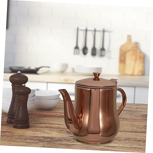 Miniatura 6 de UPKOCH Recipientes de aceite de acero inoxidable Recipiente de metal con tapa Contenedores de acero inoxidable con tapas Dispensador de aceite de