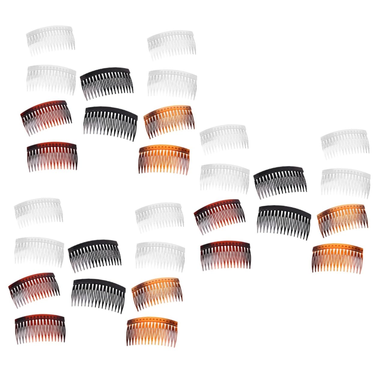 Ipetboom 60pcs Hair Clip Combs for Women Tooth Combs Random Colors Easy to Use Hair Accessories for Elegant Styles and Daily Wear