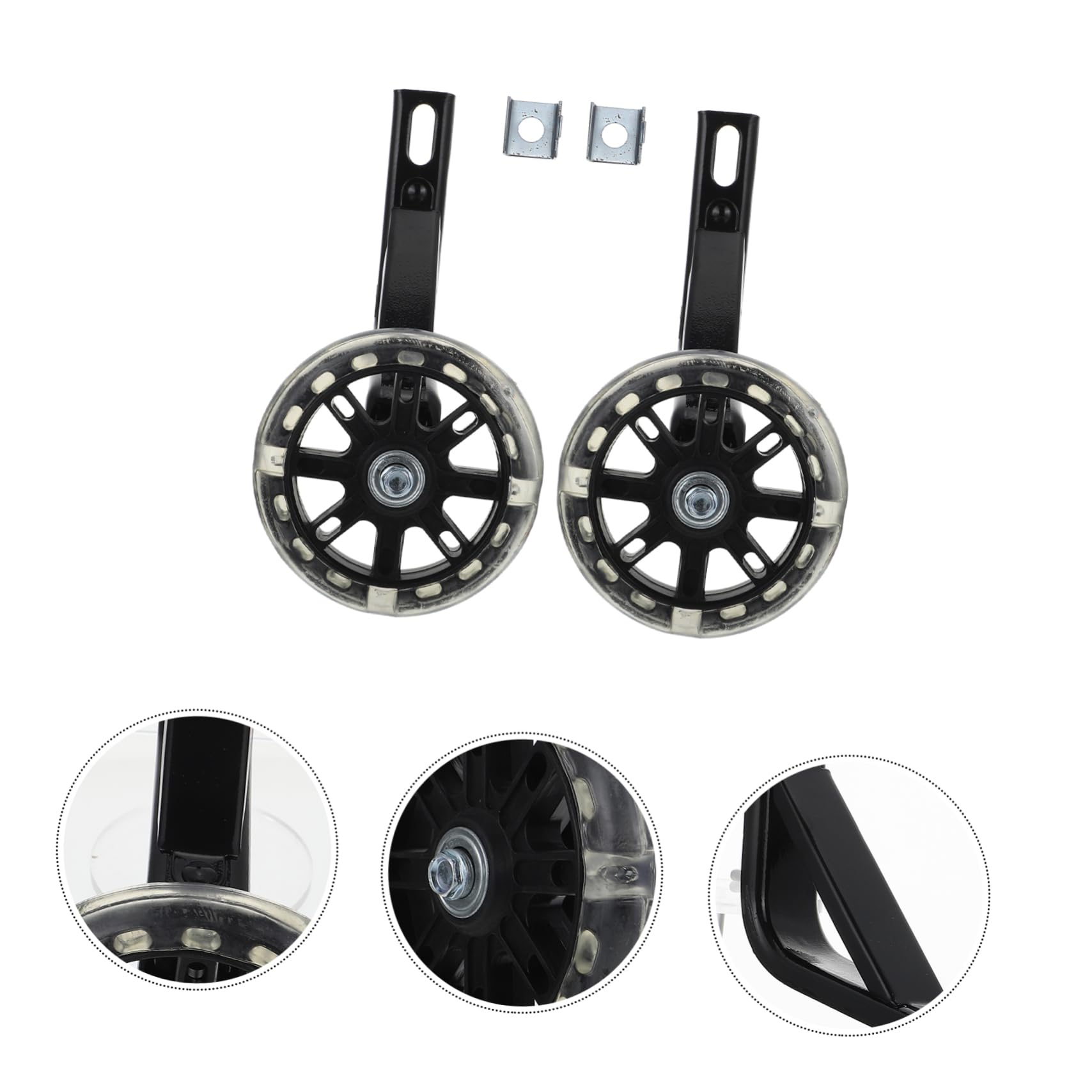 Ruedas De Entrenamiento De Bicicleta Kit De Tirantes De Bicicleta para Niños Bicicletas Ruedas De Bicicleta Bicicletas para Niños Accesorios De Bicicleta para Niños Ruedas